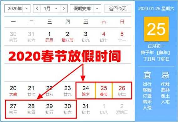 2011放假安排时间表（2011春节放几天？）